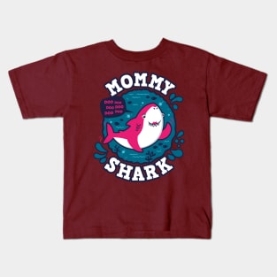 Mommy Shark (trace) Kids T-Shirt